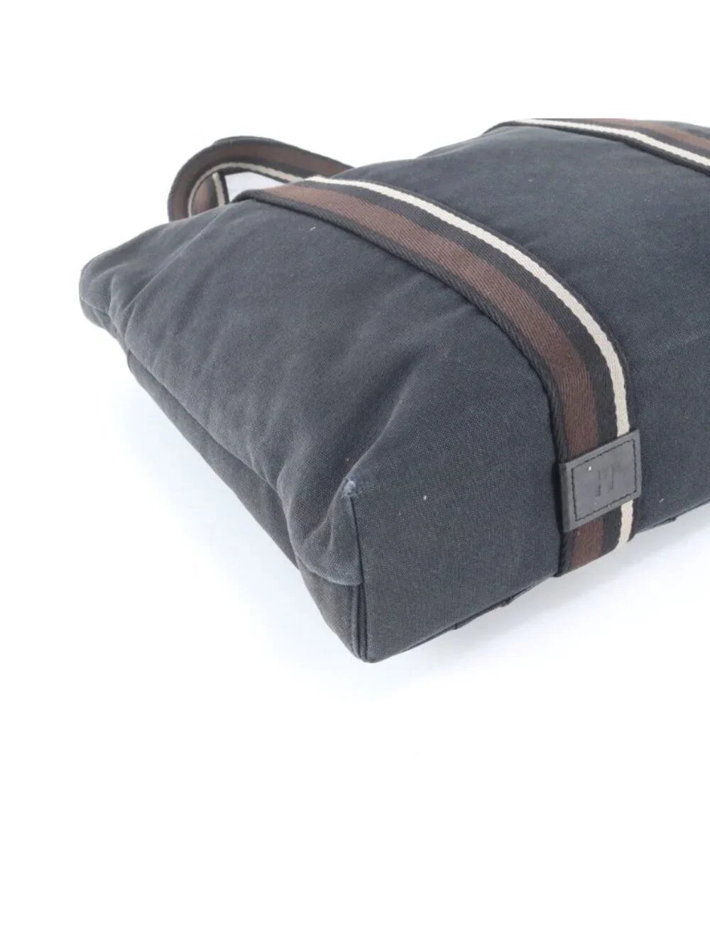 Hermes Troca Horizontal MM Leather Canvas Tote Shoulder Business Document